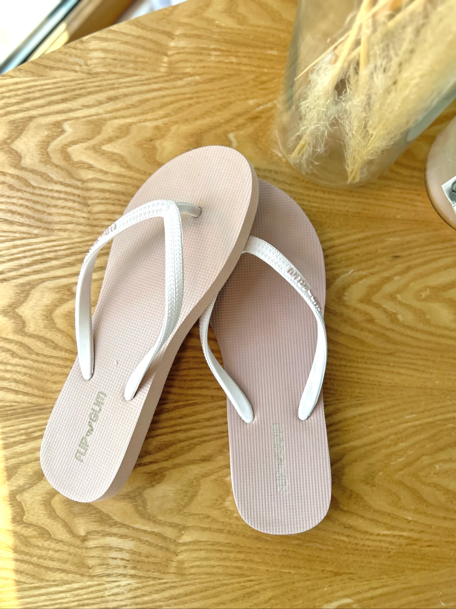 Tongs rose poudré rose pale vieux rose Pointure 35/37 Flip Gum  – photo 8